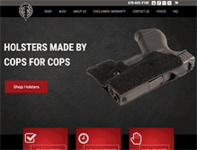 Tablet Screenshot of gladiusholsters.com